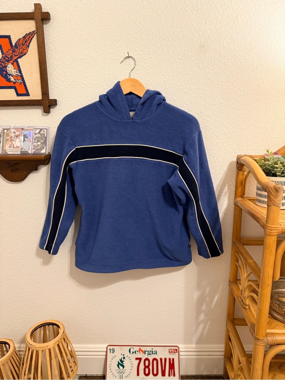 Vintage The Original Arizona Jean Company blue polyester kids hoodie